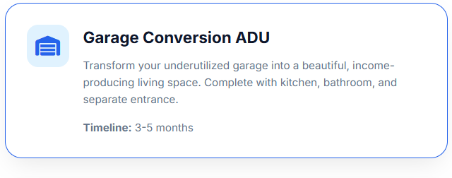 Garage Conversion ADU